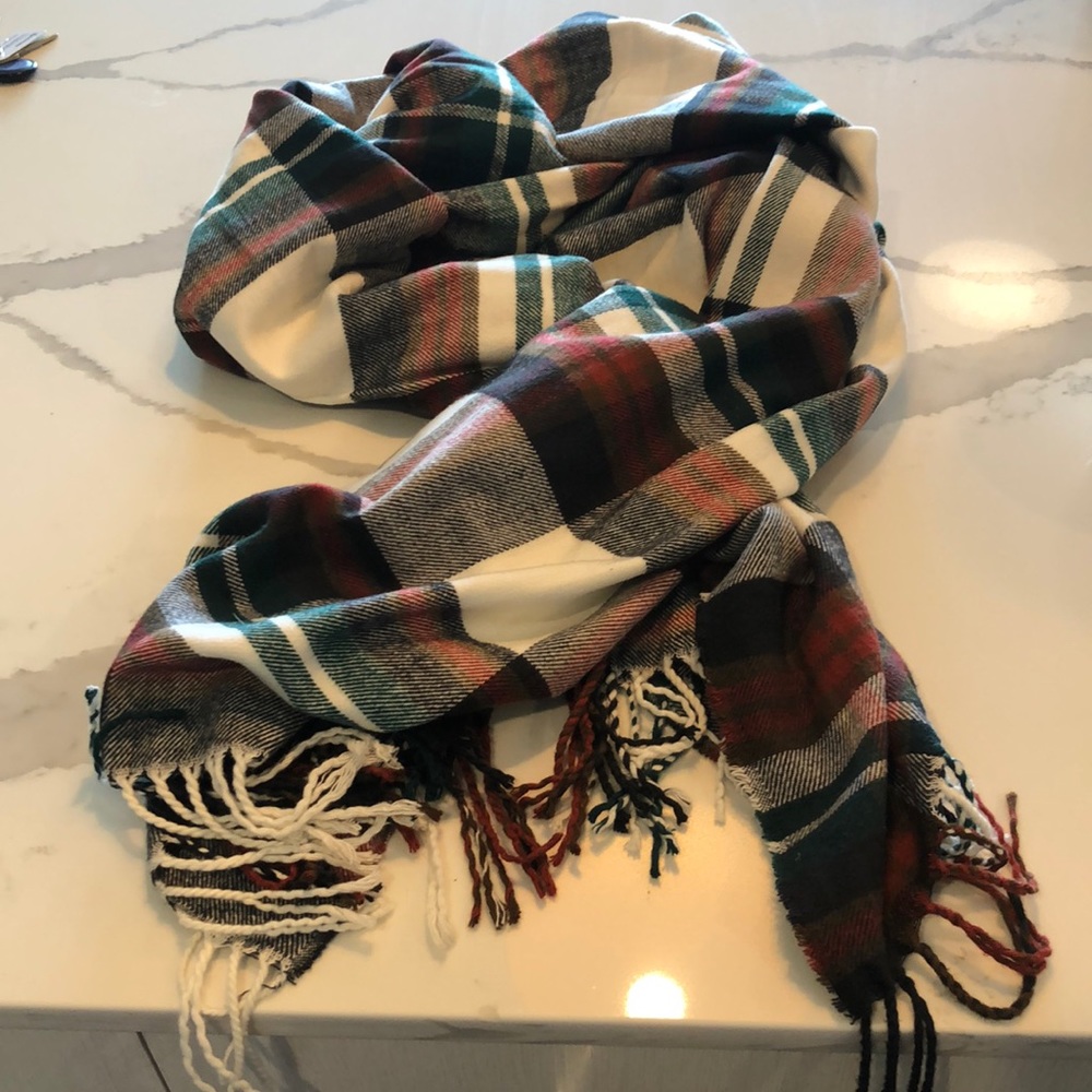 JCrew plaid scarf
